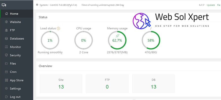 AAPanel Best Linux Free VPS Control Panel Setup