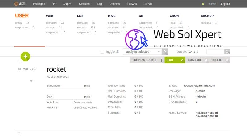 VestaCP Best Linux Free VPS Control Panel Setup