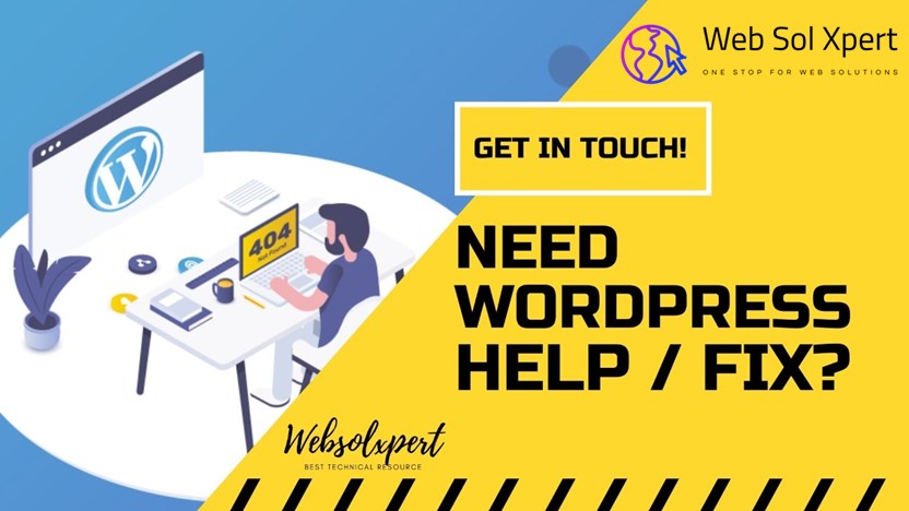 WordPress Help Support Fix Web Sol Xpert